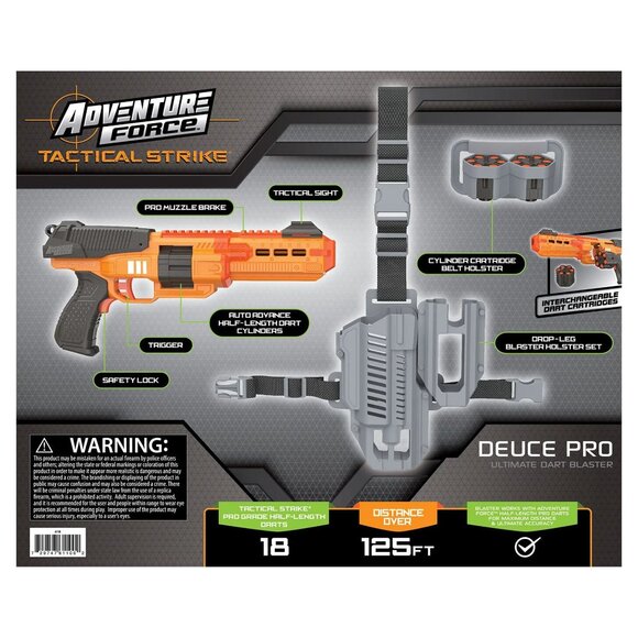 Adventure Force Tactical Strike Deuce Pro Dart Blaster w/ 24 Foam Darts - Picture 5 of 6